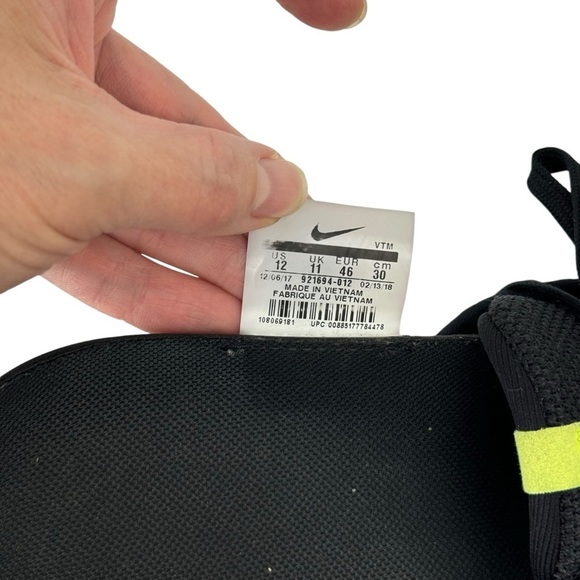 Nike Air Max Sequent 3 Running Sneakers Shoes Black Orange Volt Mens Size 12 - Picture 13 of 14